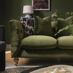 Ashby Chesterfield 2-Seater Sofa, Fern Green Velvet