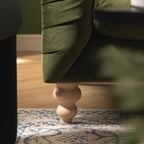 Ashby Chesterfield 2-Seater Sofa, Fern Green Velvet