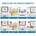 SKTAKOL 16 Quart Cooler Portable Ice Chest Leak-Proof 24 Cans Ice - See Details