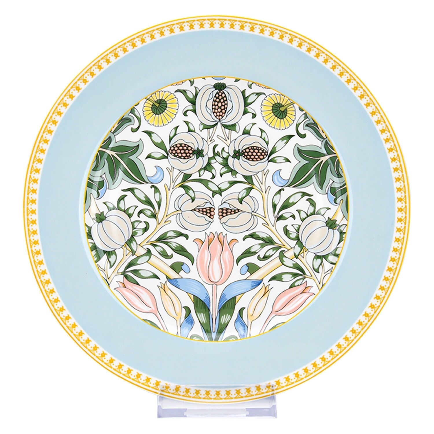 STP Goods Morris Garden Bone China Dinnerware Set of 24 for 6