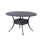 Saratoga 5pc Aluminum Round Dining Set with Sunbrella Cushions - Best Outdoor Furniture