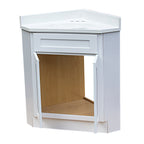 Shaker Corner Vanity 3 PC Set