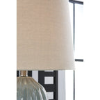 Signature Design by Ashley Hadbury Blue Table Lamp (Set of 2) - 14 W x 14 D x 26.75 H