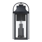 Brits Black Outdoor Wall Lantern Sconce Light