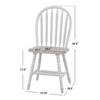 Simple Living Carolina 5-piece Farmhouse Solid Wood Dining Set with Leaf