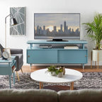 Simple Living Margo Mid-Century Modern Wood TV Stand