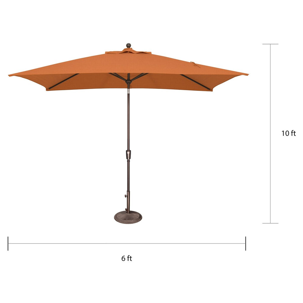 SimplyShade Catalina 10-foot Rectangle Push Button Tilt Umbrella