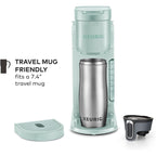 Single Serve K-Cup Coffee Maker, 3 Brew Sizes, Strong Brew, 42oz Reservoir, Mint