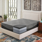 Slumber Solutions Active 14-inch Charcoal Memory Foam Mattress