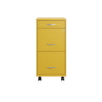 Space Solutions 18 Deep 3 Drawer Metal File Cabinet