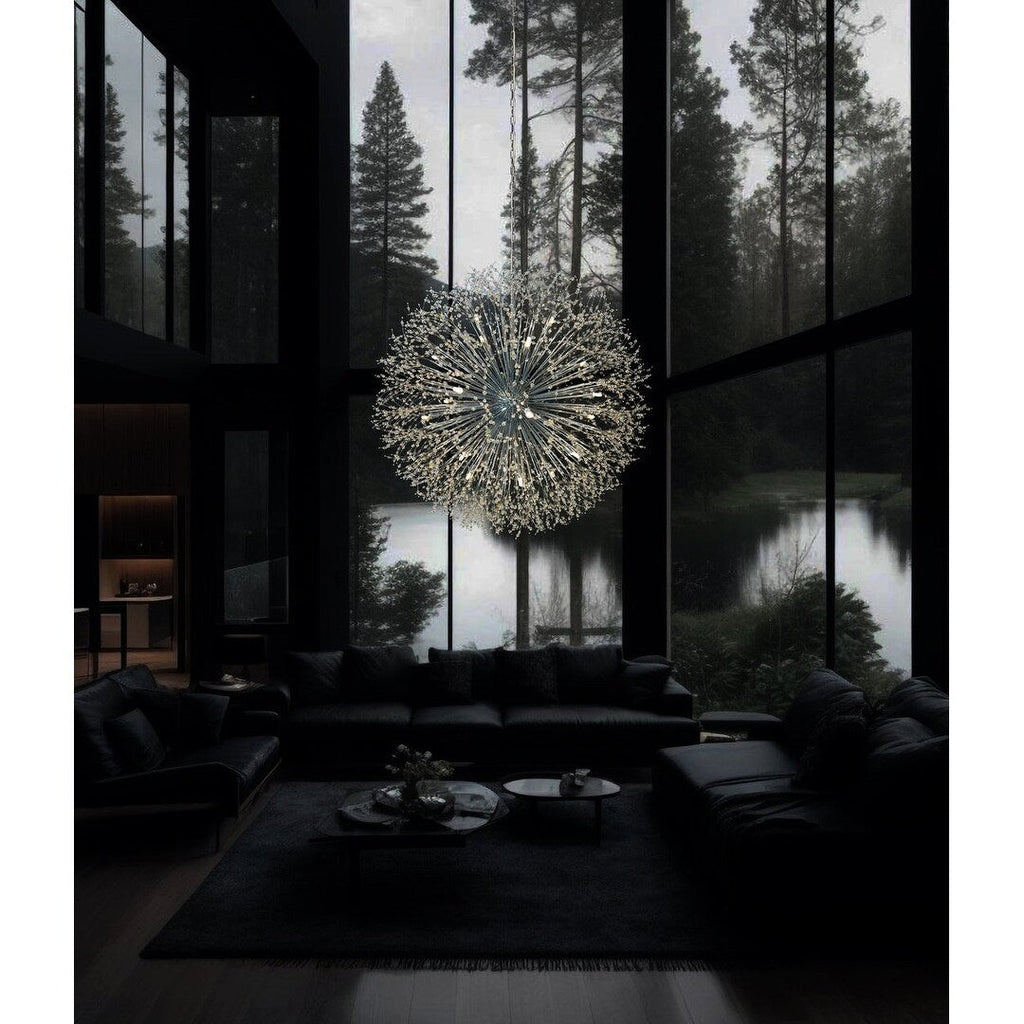 Starburst Chandelier 47 Wide Crystal Lighting Fixture