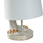 StyleCraft Malta White Washed Light Copper Rabbit Desk Lamp
