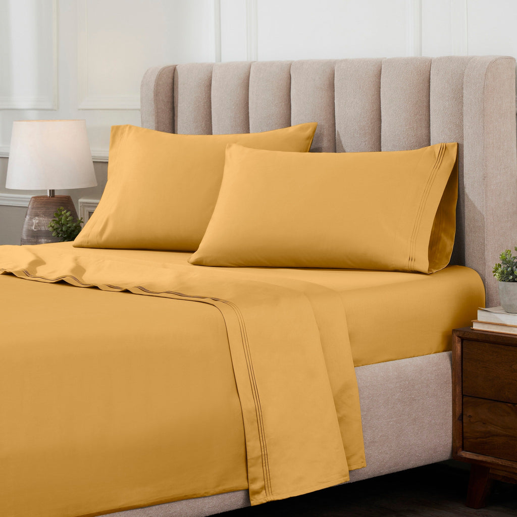 Superior Egyptian Cotton 1000 Thread Count Deep Pocket Solid Sheet Set
