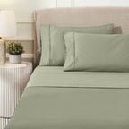 Superior Egyptian Cotton 1200 Thread Count Eco-Friendly Solid Sheet Set