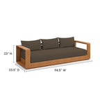 Tahoe Outdoor Patio Acacia Wood 5-Piece Furniture Set