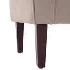 Upholstered Storage Bench Arm Bench Entryway Bench with Tufted Flip Top 50.4 Inches