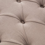 Upholstered Storage Bench Arm Bench Entryway Bench with Tufted Flip Top 50.4 Inches