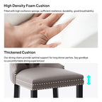 Upholstered Tufted Velvet Dining Chair with Solid Wood Legs Set of 6