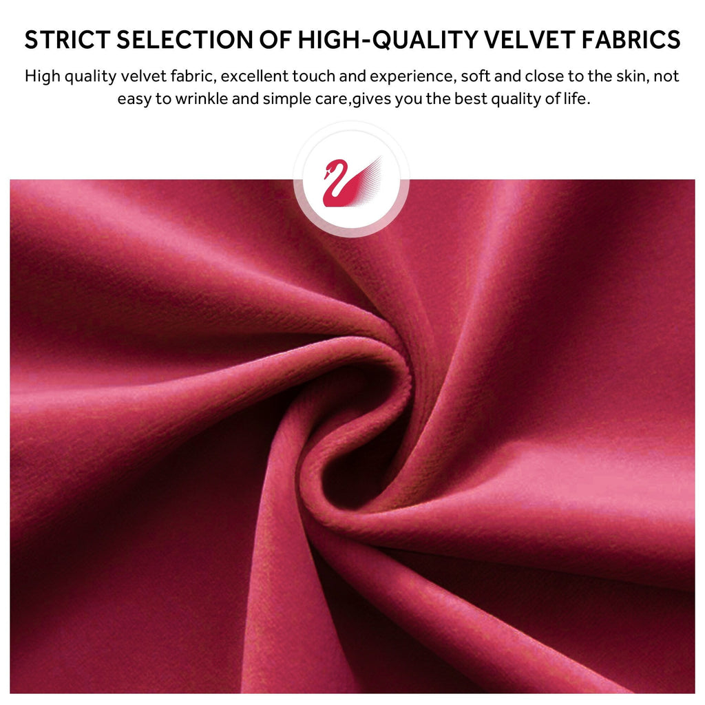 Upholstered Tufted Velvet Dining Chair with Solid Wood Legs Set of 6