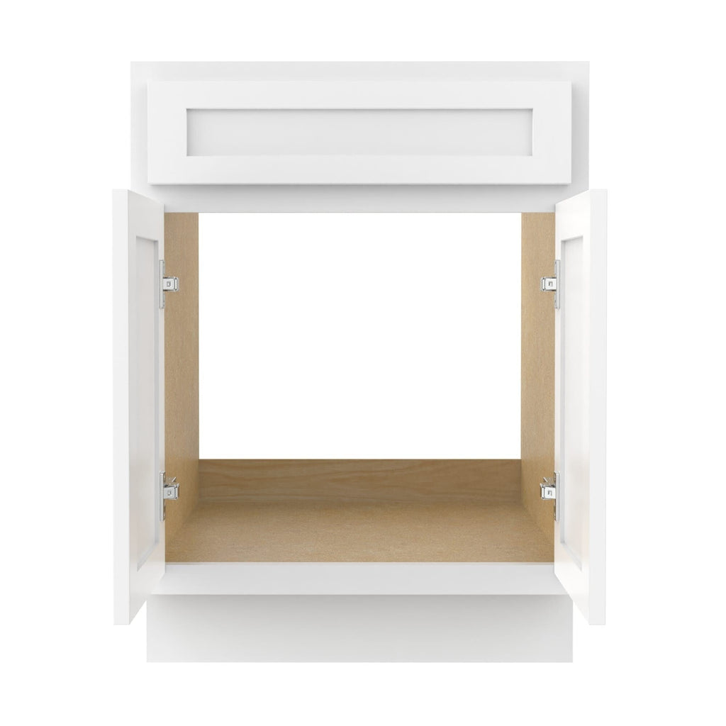 Vanity Art 24-inch Solid Wood Single Sink Bathroom Vanity Cabinet