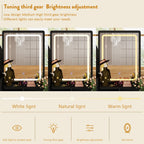 Vanity Set With Mirror and Lamp Home Makeup Dressing Table with Stool