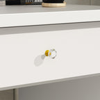 Vanity Set With Mirror and Lamp Home Makeup Dressing Table with Stool