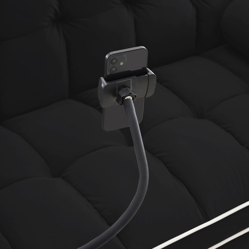 Velvet Convertible 55'' 2-Seater Sleeper Sofa with Pull-Out Bed, Adjustable Recline, Side Pockets, and Phone Holder