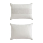 Vera Wang Chenille Waffle Stripe Beige Comforter Set