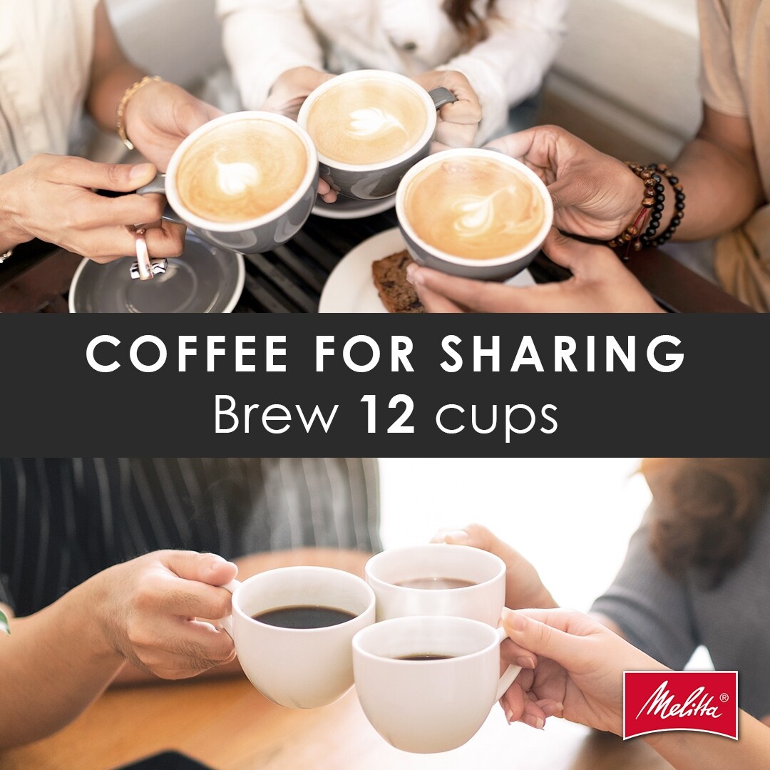 Vision 12-Cup Luxe Drip Coffee Maker with Revolving Dashboard