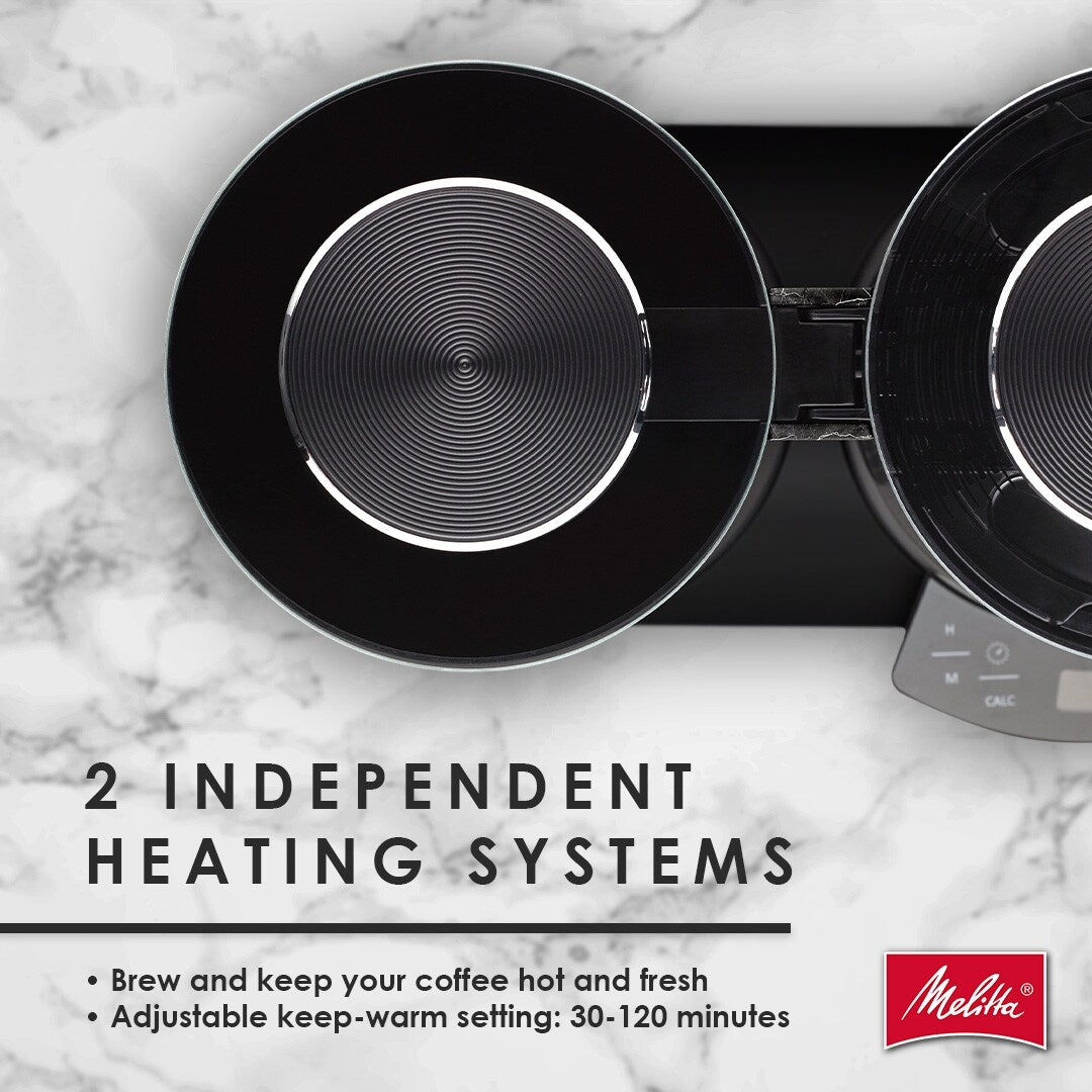 Vision 12-Cup Luxe Drip Coffee Maker with Revolving Dashboard