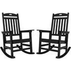 WINSOON All Weather Outdoor Rocking Chair, Set of 2
