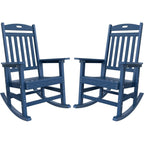 WINSOON All Weather Outdoor Rocking Chair, Set of 2