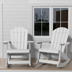 WINSOON All Weather Outdoor Rocking Chair, Set of 2