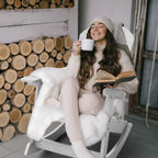 WINSOON All Weather Outdoor Rocking Chair, Set of 2