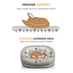 WOWMAX Waterproof Orthopedic Foam Dog Bed for Large Dogs dog couche