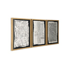 Wonderstow Black/Beige Wall Art, Set of 3