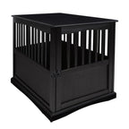 Wooden Pet Crate End Table with Lockable Door