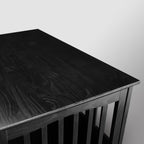 Wooden Pet Crate End Table with Lockable Door