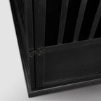 Wooden Pet Crate End Table with Lockable Door