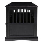 Wooden Pet Crate End Table with Lockable Door