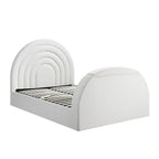 Archer White Boucle Ottoman TV Bed