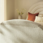 Archer White Boucle Ottoman TV Bed