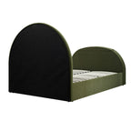 Archer Moss Green Velvet Ottoman TV Bed