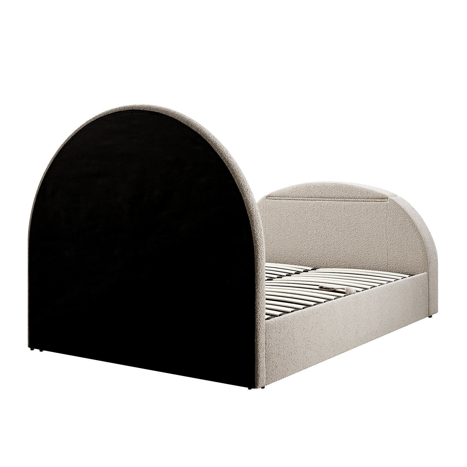 Archer Taupe Boucle Ottoman TV Bed