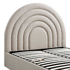 Archer Taupe Boucle Ottoman TV Bed