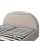 Archer Taupe Boucle Ottoman TV Bed