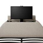Archer Taupe Boucle Ottoman TV Bed