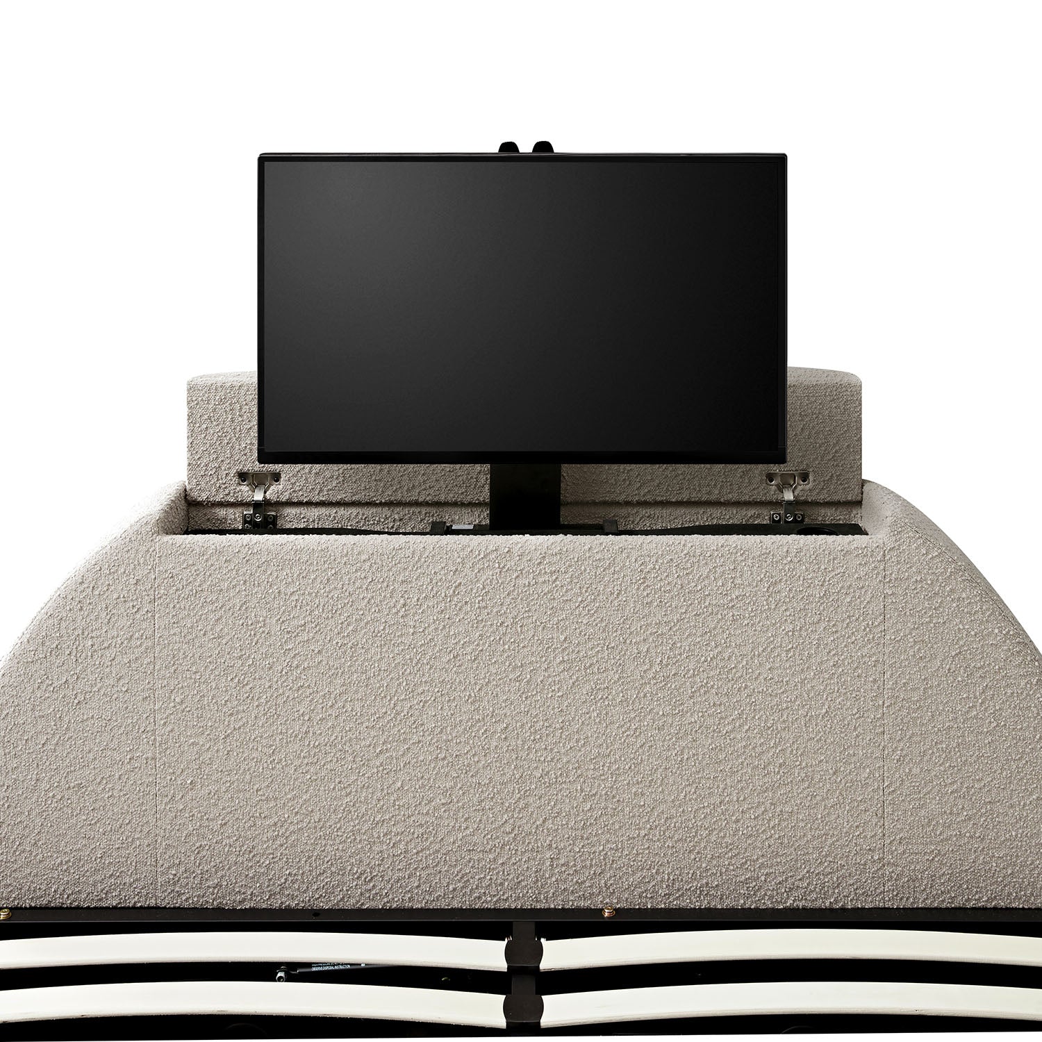 Archer Taupe Boucle Ottoman TV Bed