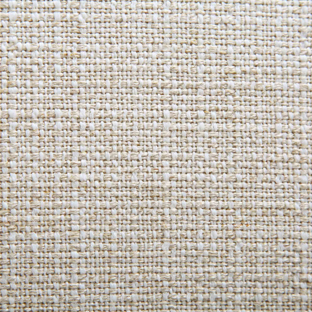 Amboise Armchair with Ball Cushion, Beige Linen Blend