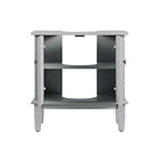 Chantilly Mid Grey Carved Bathroom Undersink Unit